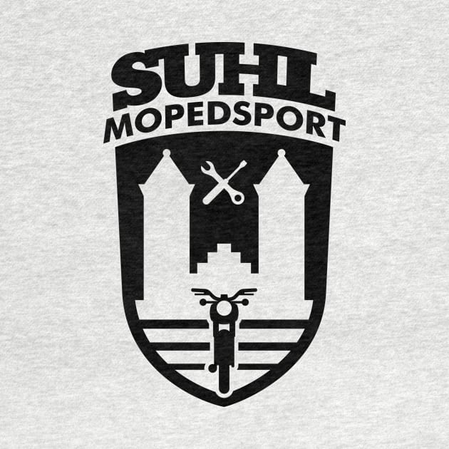 Suhl Mopedsport Simson Logo (black) by GetThatCar